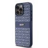 DKNY DKHCP15XPRTHSLB iPhone 15 Pro Max 6.7  niebieski/blue hardcase Leather Mono Stripe & Metal Logo